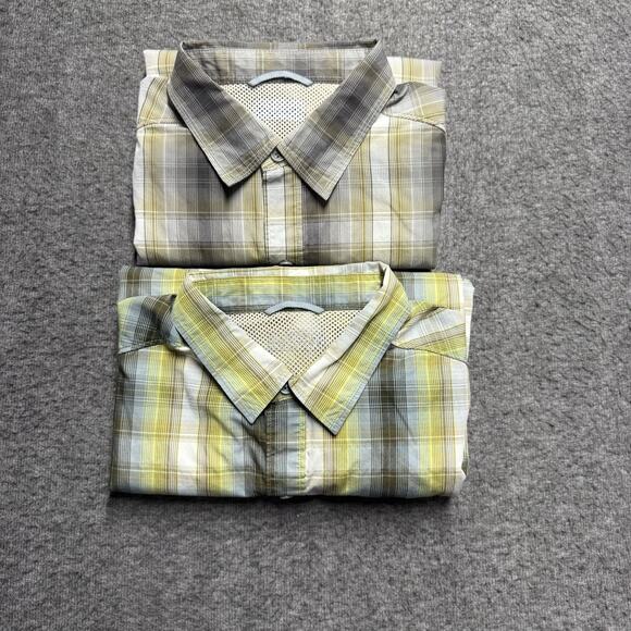 Columbia Other - Lot of 2 Columbia Long Sleeve Button Up Shirts Men's Small/Medium (no tag) Plaid